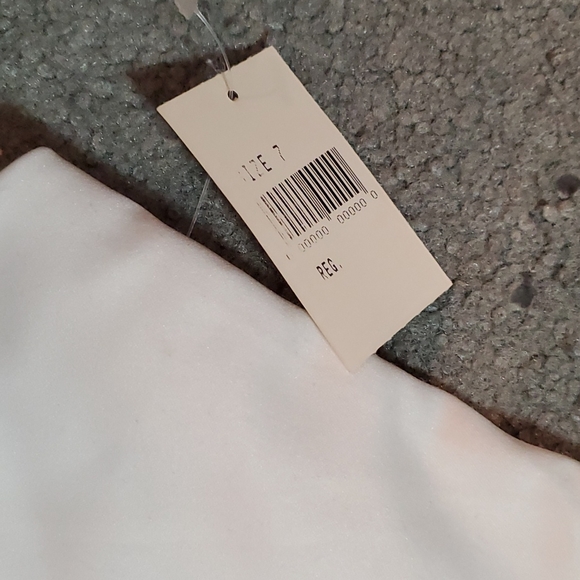 Tull lined New tagged vintage white babydoll Dress 7 - Picture 2 of 10